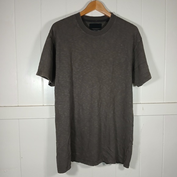 Feature All Things Good Other - Feature All Things Good T-Shirt Mens Small Grey Slub Cotton Made in USA KH